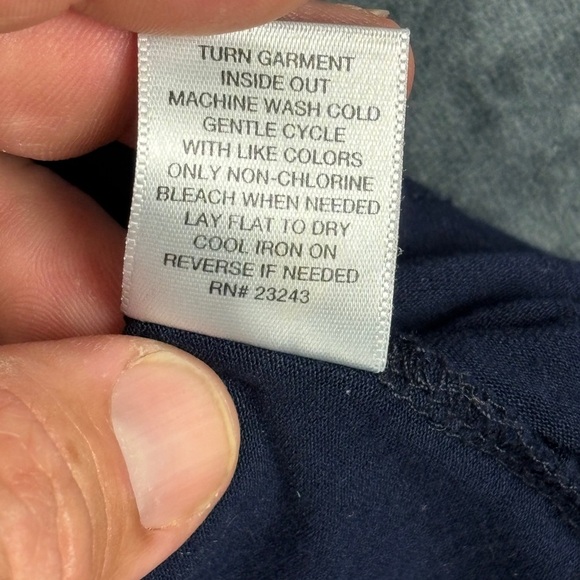 New York & Company Blue Ruffled Tank Top - Picture 7 of 11